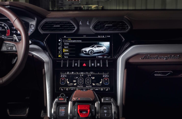 2023 Lamborghini Urus S interior centre stack