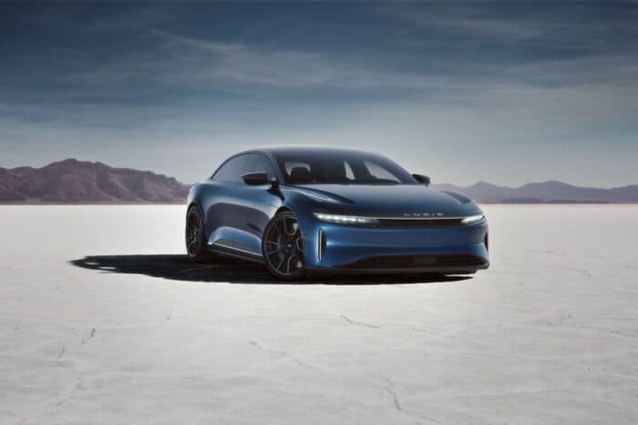 2023 Lucid Air Sapphire awd sedan front view