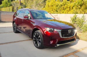 2024 Mazda CX-90 in red parked outside