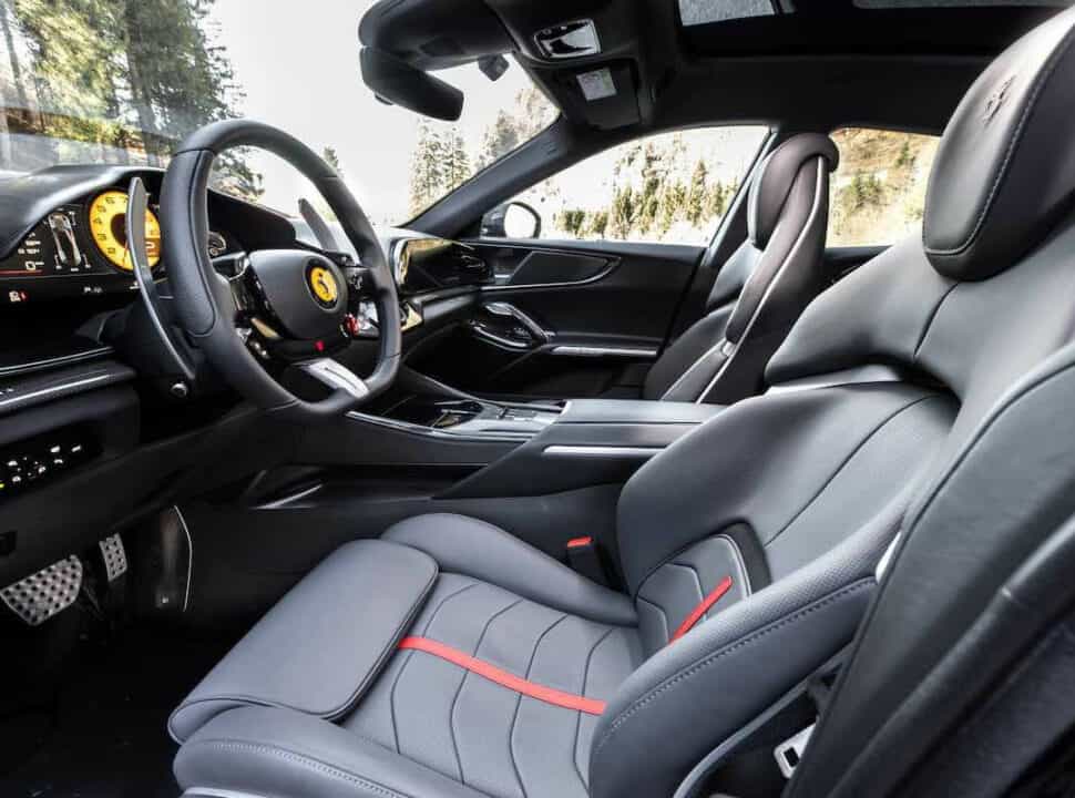 2023 Ferrari Purosangue SUV interior front seats