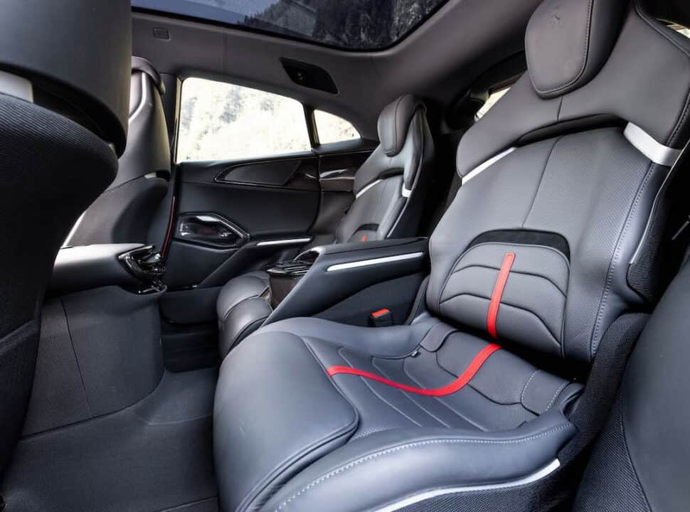 2023 Ferrari Purosangue SUV interior rear seats