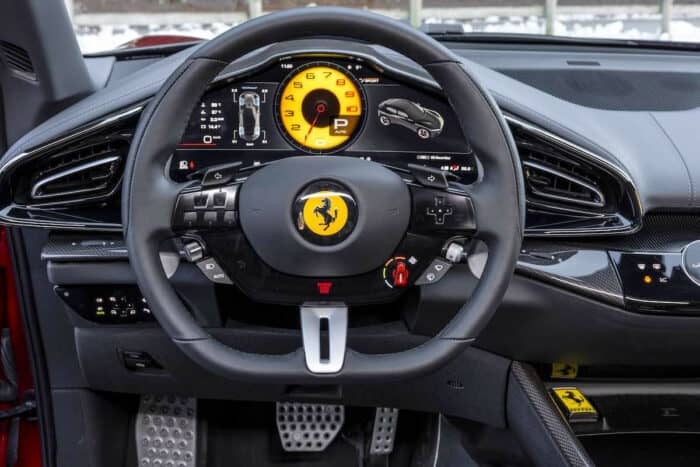 2023 Ferrari Purosangue SUV steering wheel