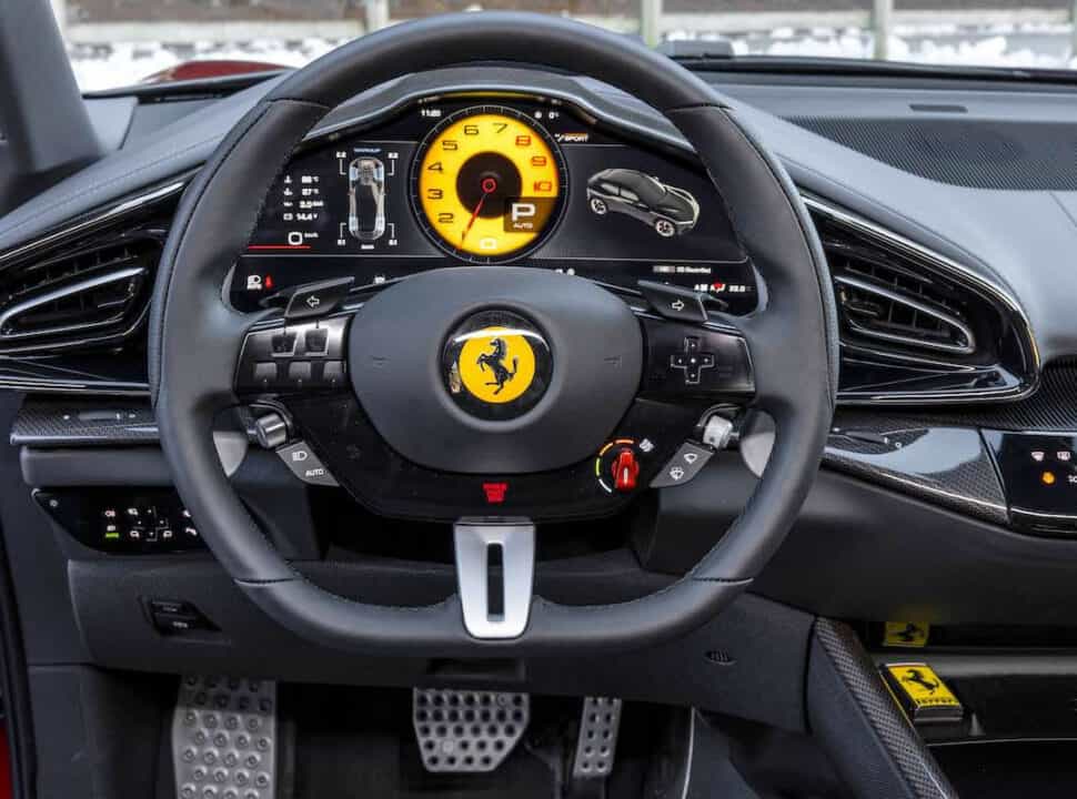 2023 Ferrari Purosangue SUV steering wheel