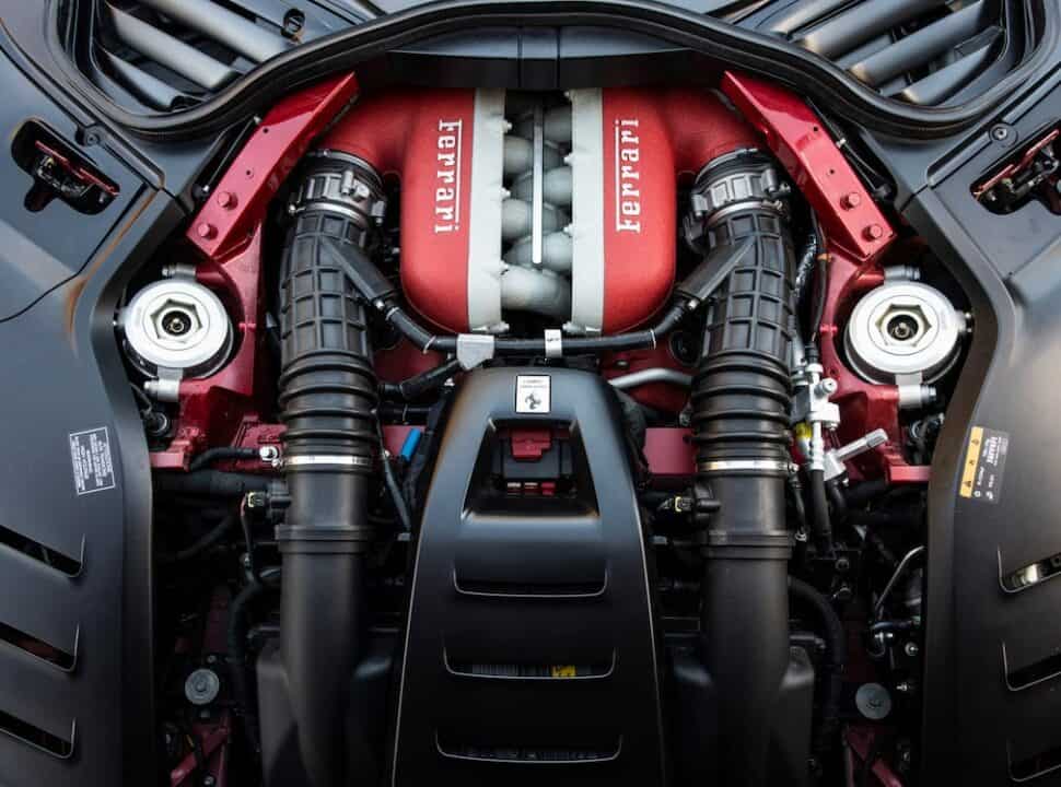 2023 Ferrari Purosangue SUV v12 engine