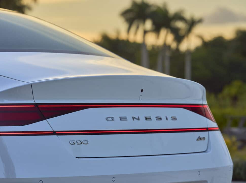 2023 Genesis G90 rear hood