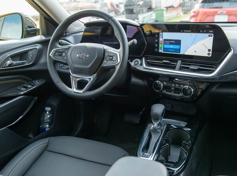 2024 Chevy Trax interior front cabin