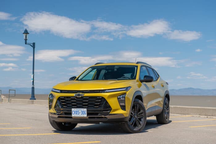 2024 Chevy Trax Activ in yellow