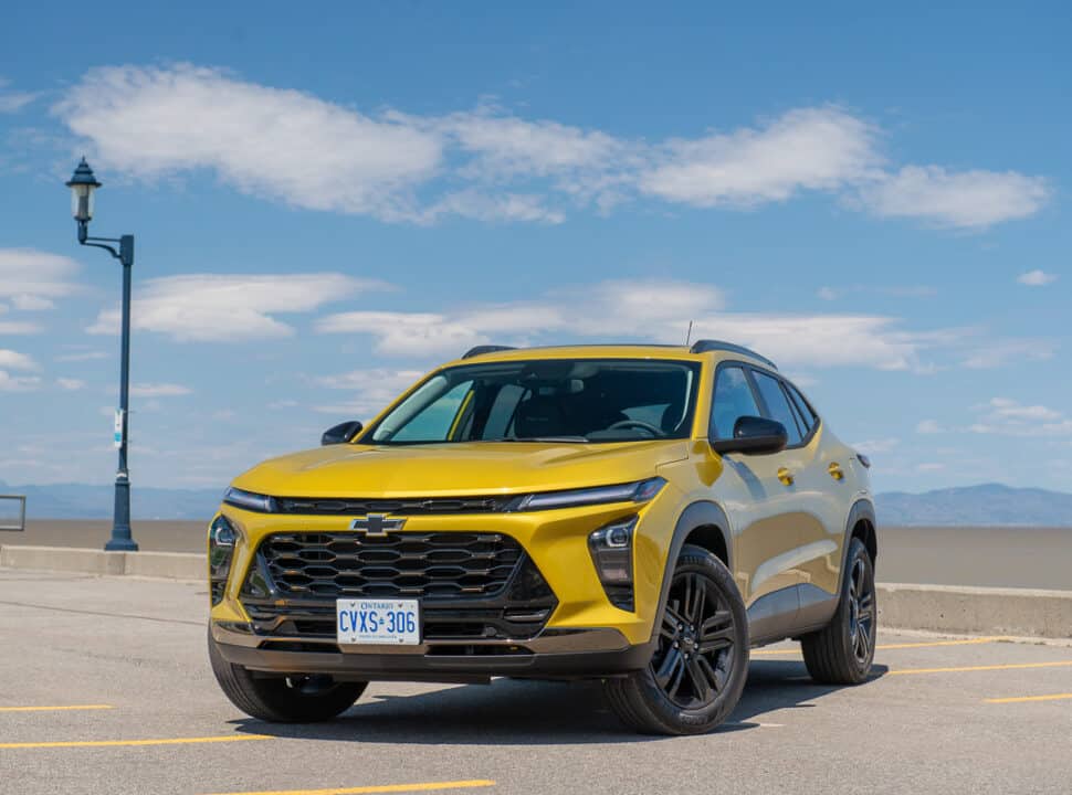 2024 Chevy Trax Activ in yellow