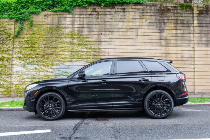 2023 Lincoln Corsair in black sideview