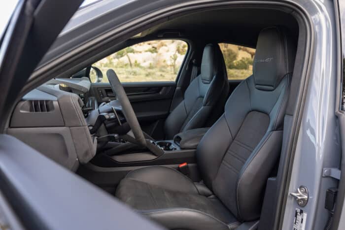 2024 Cayenne Turbo GT front seats interior