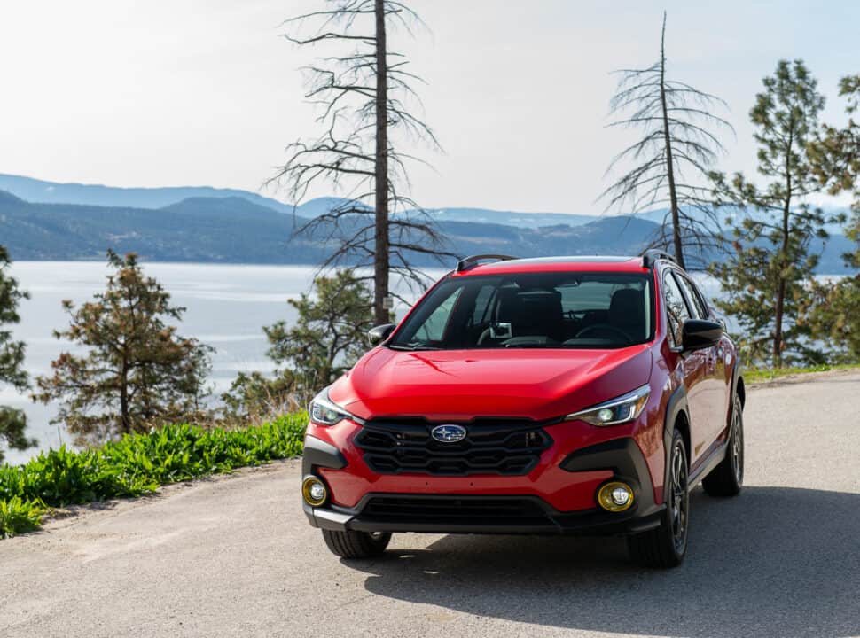 2024 Subaru Crosstrek Onyx in red