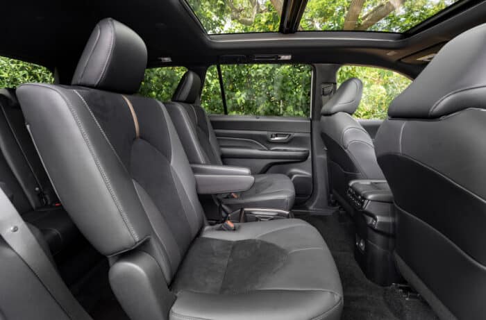 2024 Toyota Grand Highlander Interior second row space