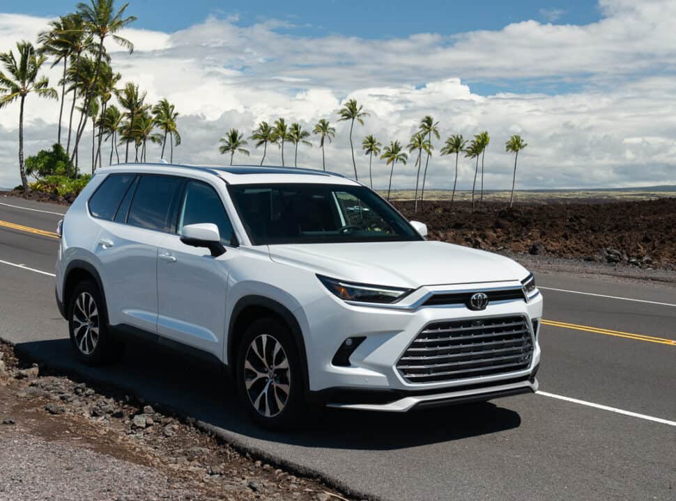 2024 Toyota Grand Highlander Limited in white front view