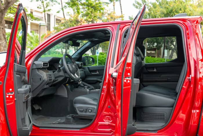 2024 Toyota Tacoma Limited double cab doors open