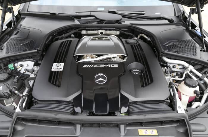 2024 Mercedes-AMG S 63 E PERFORMANCE V8 engine