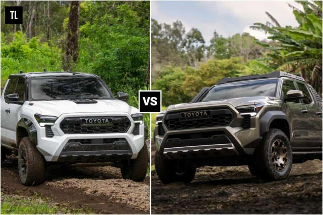 2024 toyota tacoma trd pro vs 2024 toyota tacoma trailhunter