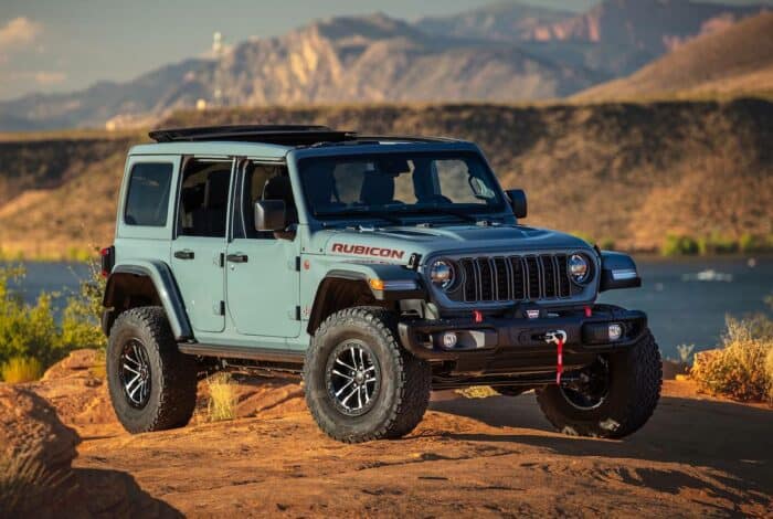 Jeep Wrangler Rubicon X with 2.0L engine