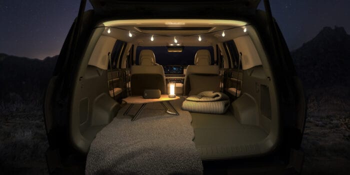 2024 Hyundai Santa Fe rear with door open
