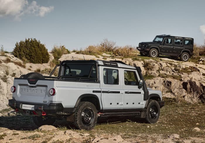 INEOS Grenadier Quartermaster Truck and INEOS Grenadier 4x4 SUV