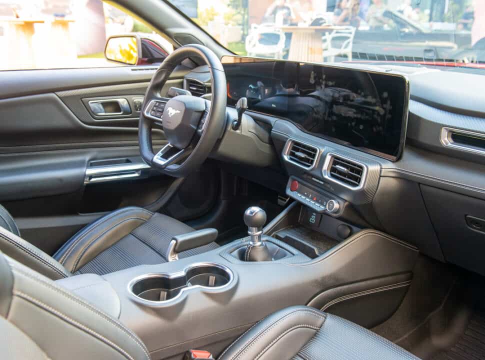 2024 Mustang interior front cabin