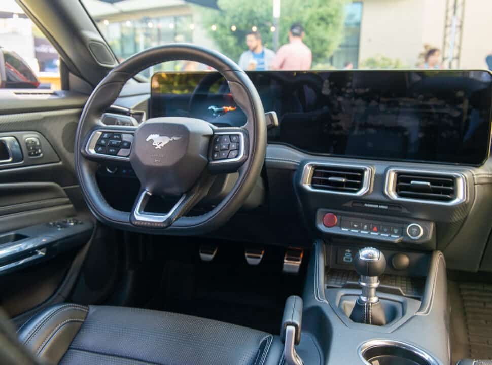 2024 Mustang interior driver cockpit