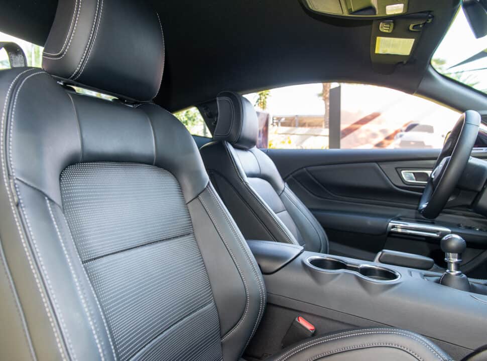 2024 Mustang interior leather seats