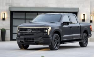 F-150 Lightning Platinum Black front view