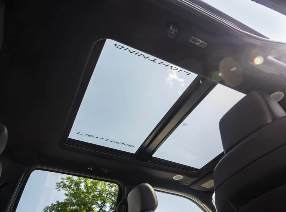 F-150 Lightning Platinum Black Glass Roof