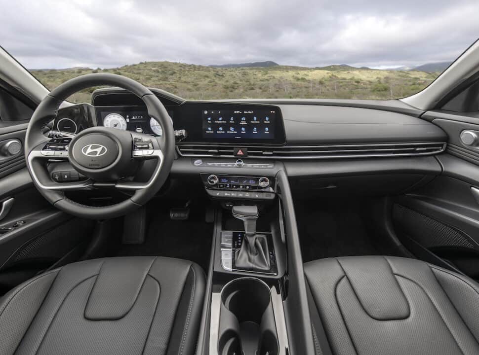 2024 Hyundai Elantra interior front cabin