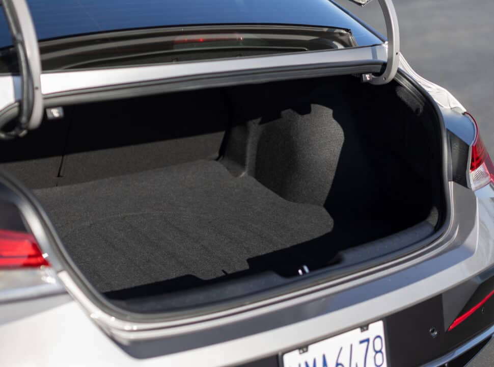 2024 Hyundai Elantra rear trunk space