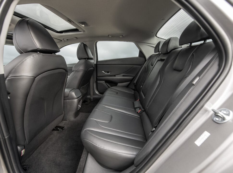 2024 Hyundai Elantra interior rear seats