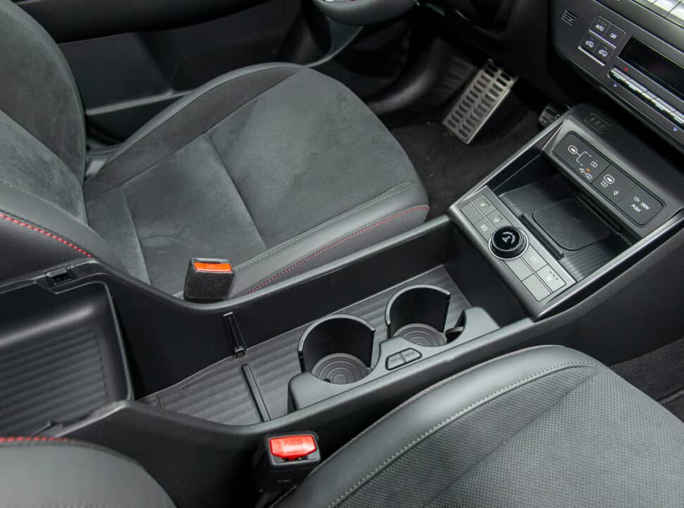 2024 Hyundai Kona N-Line interior view from above on passenger side