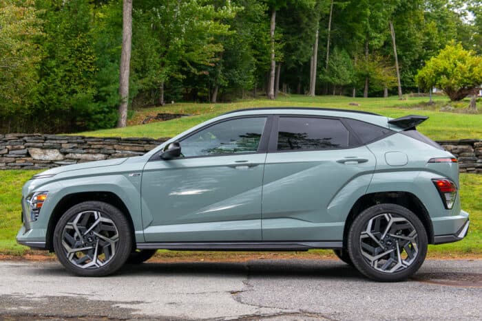 2024 Hyundai Kona N-Line side view exterior