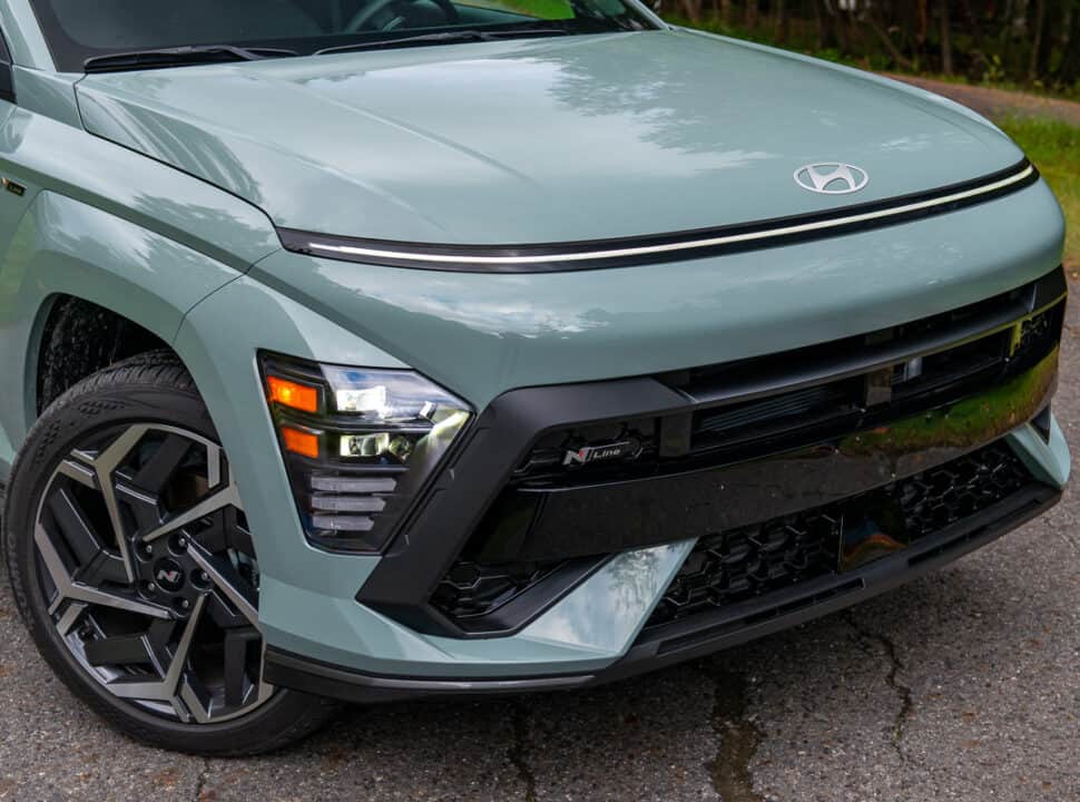 2024 Hyundai Kona N-Line new LED DRL on front grill