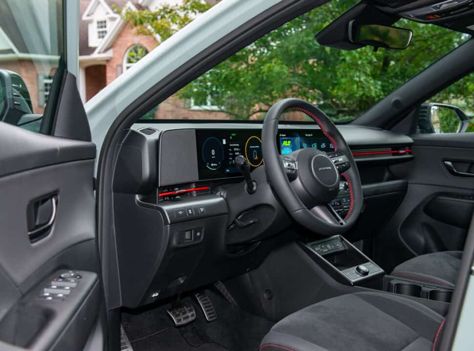 2024 Hyundai Kona N-Line interior from driver side