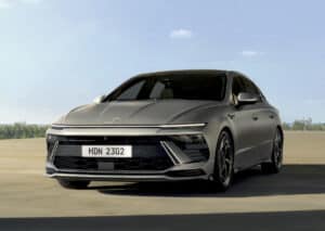 2024 Hyundai Sonata front view parked on street