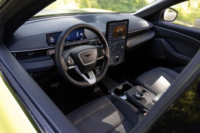 Ford Mustang Mach-E Rally interior