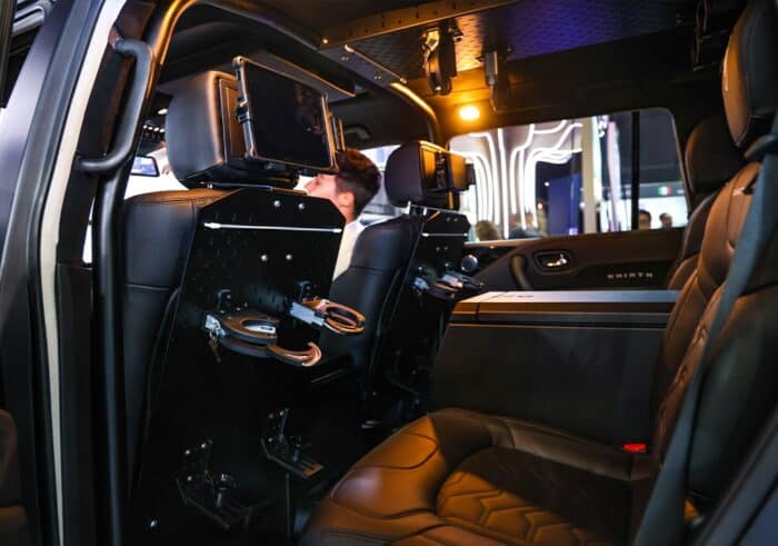 W Motors GHIATH SWAT Edition interior rear