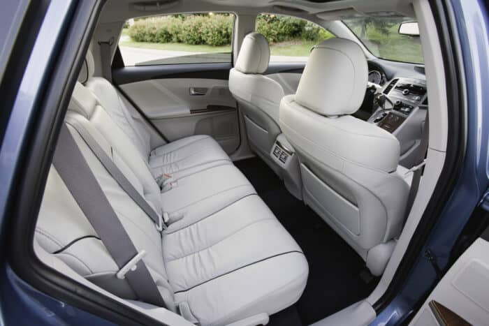 2010 Toyota Venza interior rear seats