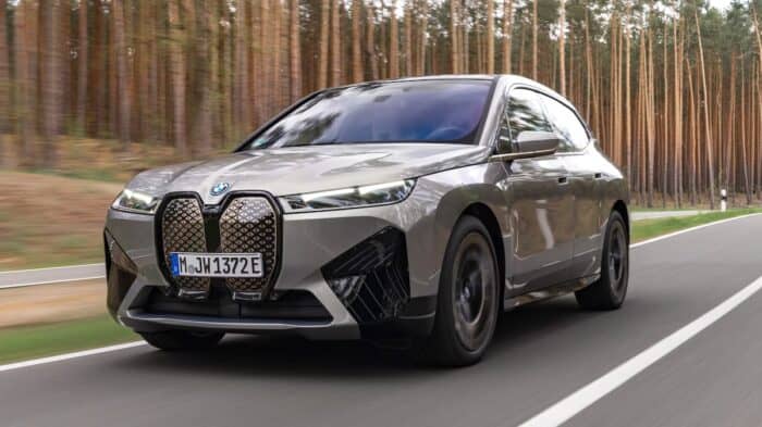 2023 BMW iX front driving copy