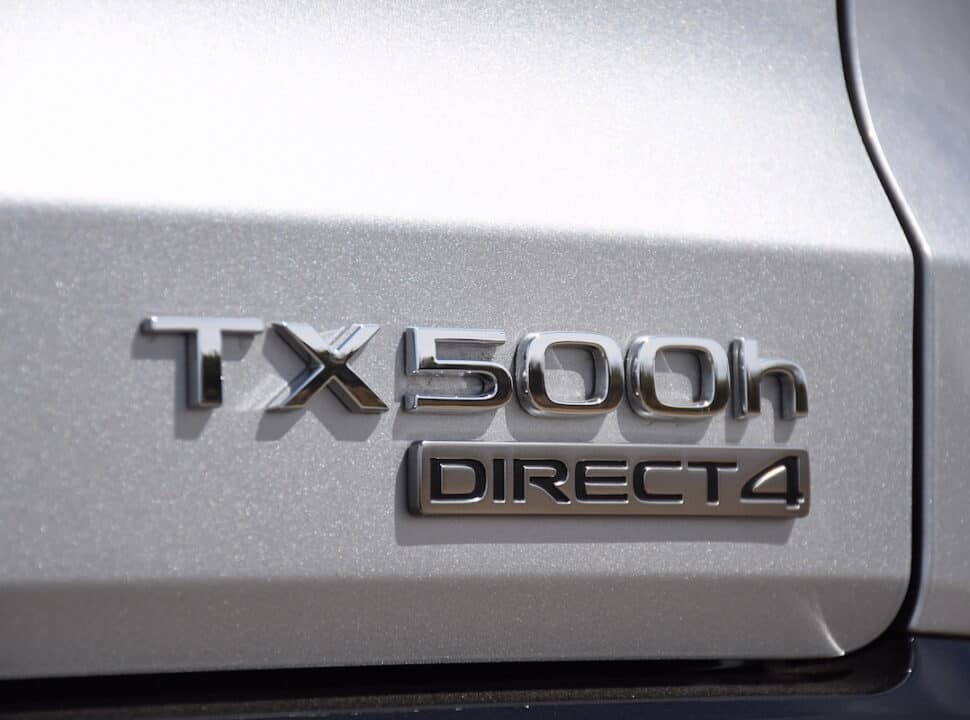 2024 Lexus TX F Sport Direct4 logo on rear