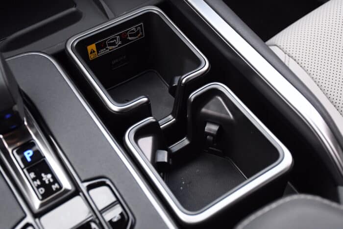 2024 Lexus TX F Sport interior cupholders up front