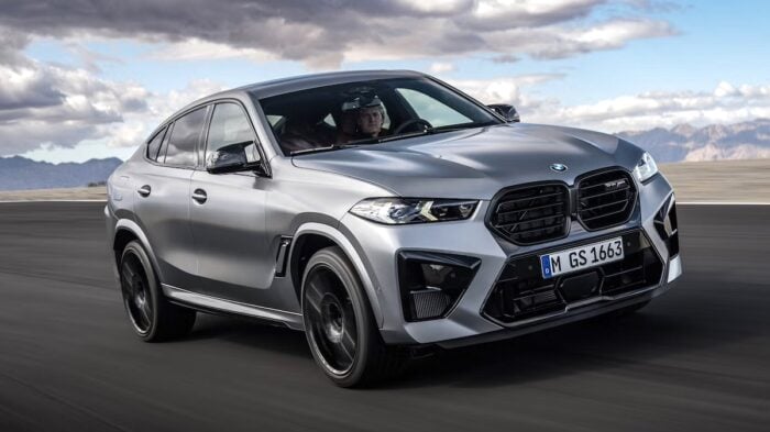 2025 bmw x6 m competition silver front driving copy