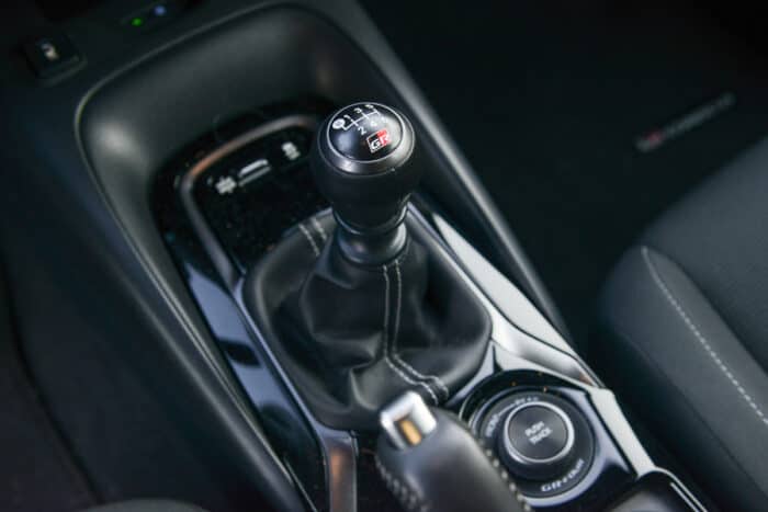 2023 Toyota GR Corolla Core manual transmission shifter