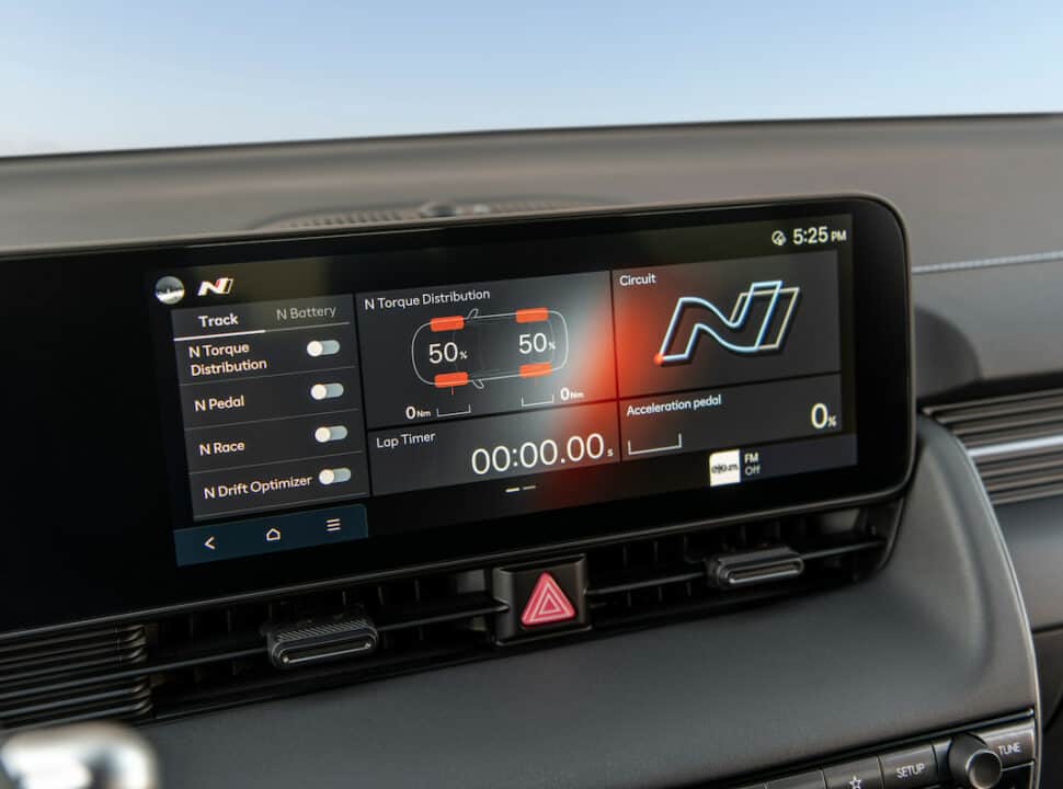 2024 Hyundai IONIQ 5 N interior screen