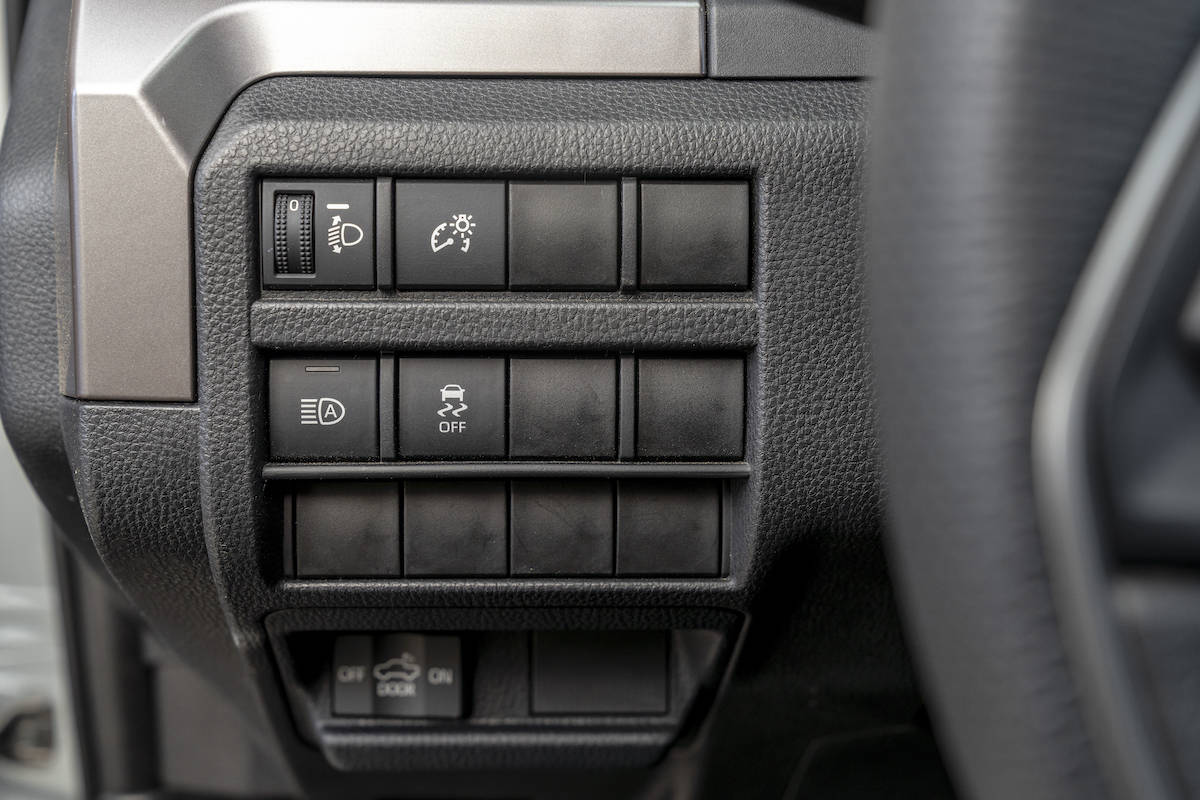 2024 Toyota Tacoma SR5 interior buttons driver side