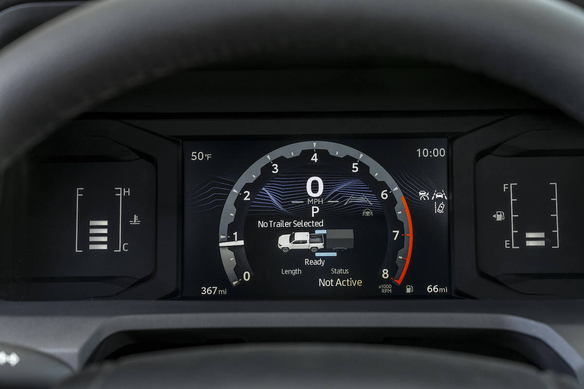 2024 Toyota Tacoma SR5 interior driver digital gauge