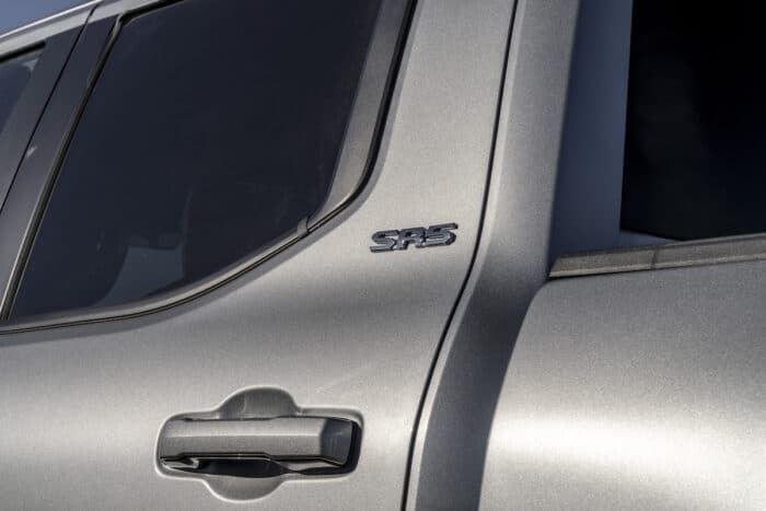 2024 Toyota Tacoma SR5 logo on side