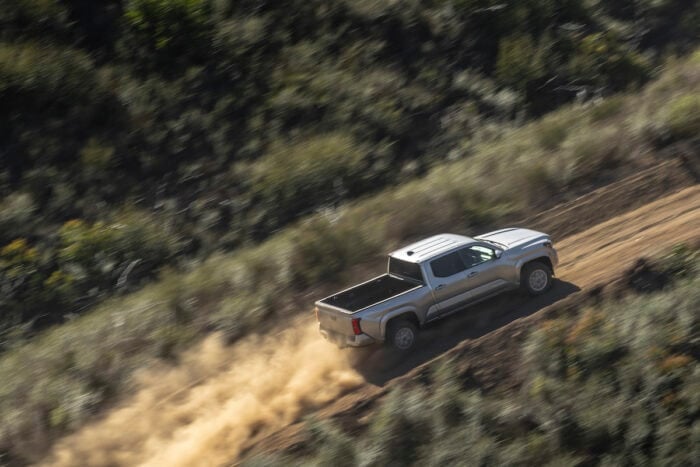 2024 Toyota Tacoma SR5 offroad driving fast