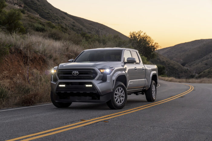 2024 Toyota Tacoma SR5 front parked at sunset